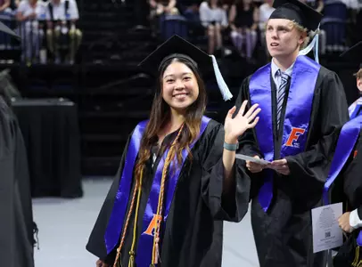 University of Florida commencement ceremony on Sunday, May 4, 2025 at the Stephen C. O'Connell Center in Gainesville, Fla. / UAA Communications photo by Trenton Bardi