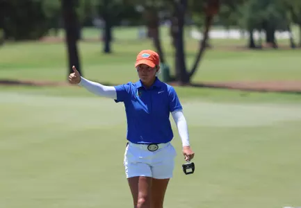 Florida Gators women's golf on Friday, April 18, 2025 at the Pelican Golf Club in Belleair, FL / UAA Communications photo by Victoria Riccobono
