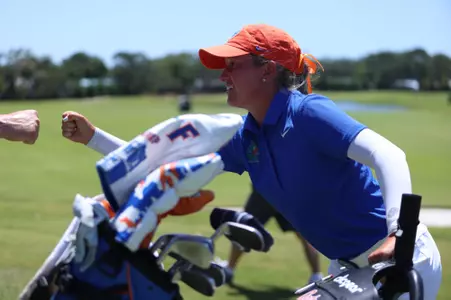 Florida Gators women's golf on Friday, April 18, 2025 at the Pelican Golf Club in Belleair, FL / UAA Communications photo by Victoria Riccobono