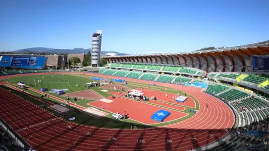 during the NCAA Track and Field Championships on Friday, June 7, 2024 at Hayward Field in Eugene, OR / UAA Communications photo by Mallory Peak