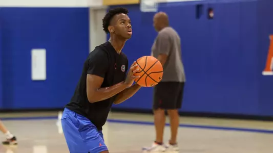 CJ Ingram during the Gators' workout on Monday, June 16, 2025 in Gainesville, FL / UAA Communications photo by Maddie Washburn