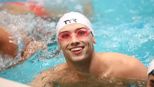 during the Gators' 2025 Men?s NCAA Championships practice on Tuesday, March 25, 2025 at Weyerhaeuser King County Aquatic Center in Federal Way , WA / UAA Communications photo by Bryce Mitchell