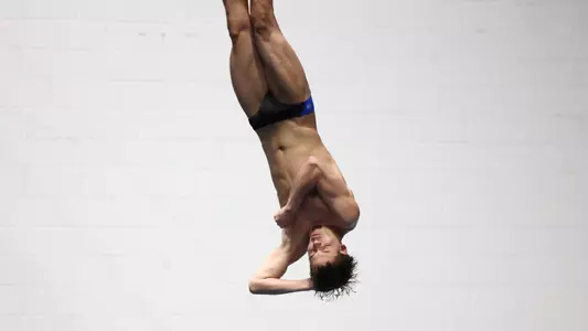 during the Gators' 2025 Men?s NCAA Championships on Thursday, March 27, 2025 at Weyerhaeuser King County Aquatic Center in Federal Way , WA / UAA Communications photo by Bryce Mitchell