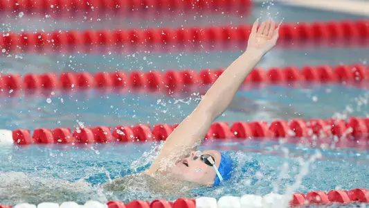 during the Gators' meet against the Florida State Seminoles on Friday, January 31, 2025 at FAST Aquatics in Ocala, FL / UAA Communications photo by Bryce Mitchell