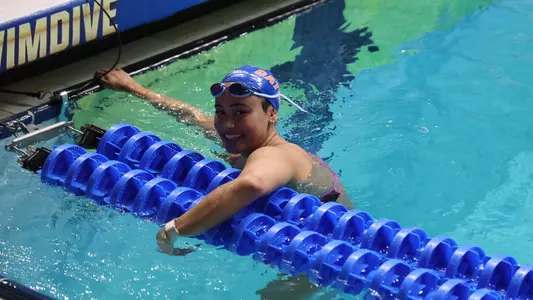 during the Gators? 2025 Women?s NCAA Championships on Wednesday, March 19, 2025 at Weyerhaeuser King County Aquatic Center in Federal Way, WA / UAA Communications photo by Bryce Mitchell