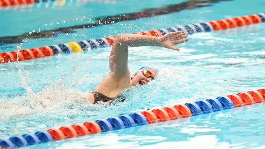 during the Gators' meet for the Florida Invitational on Thursday, February 27, 2025 at the Stephen C. O?Connell Center Natatorium in Gainesville, FL / UAA Communications photo by Bryce Mitchell