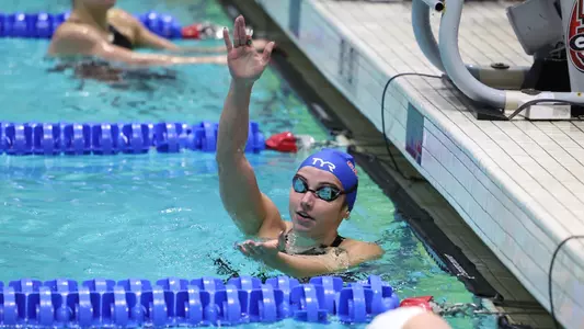 during the Gators' meet at SEC Championships Day 6 on Saturday, February 22, 2025 at the Gabrielsen Natatorium in Athens, GA / UAA Communications photo by Bryce Mitchell