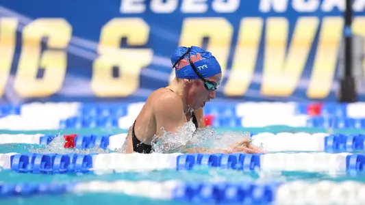 during the Gators? 2025 Women?s NCAA Championships on Friday, March 21, 2025 at Weyerhaeuser King County Aquatic Center in Federal Way, WA / UAA Communications photo by Bryce Mitchell