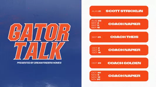 Gator Talk Fall Schedule
