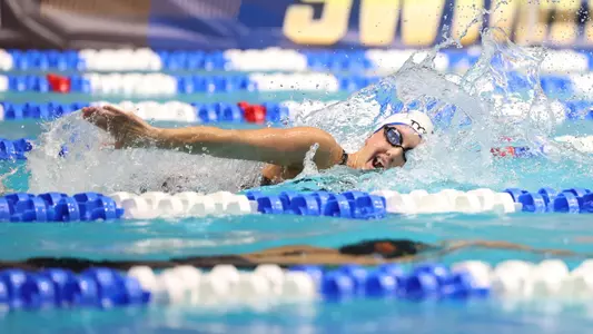 during the Gators? 2025 Women?s NCAA Championships on Saturday, March 22, 2025 at Weyerhaeuser King County Aquatic Center in Federal Way, WA / UAA Communications photo by Bryce Mitchell
