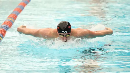 during the Gators' meet for the Florida Invitational on Thursday, February 27, 2025 at the Stephen C. O?Connell Center Natatorium in Gainesville, FL / UAA Communications photo by Bryce Mitchell
