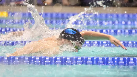 during the Gators' meet at SEC Championships Day 4 on Thursday, February 20, 2025 at the Gabrielsen Natatorium in Athens, GA / UAA Communications photo by Bryce Mitchell