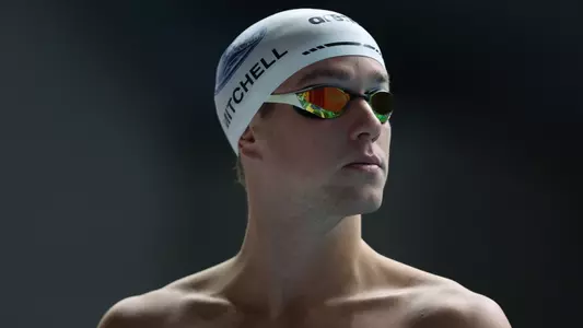 during the Gators' 2025 Men?s NCAA Championships on Friday, March 28, 2025 at Weyerhaeuser King County Aquatic Center in Federal Way , WA / UAA Communications photo by Bryce Mitchell