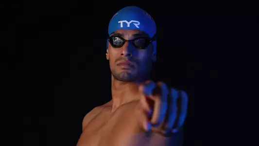 Aryan Nehra - Swim & Dive - Tuesday, September 10, 2024  / UAA Communications photo