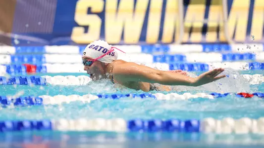 during the Gators? 2025 Women?s NCAA Championships on Friday, March 21, 2025 at Weyerhaeuser King County Aquatic Center in Federal Way, WA / UAA Communications photo by Bryce Mitchell