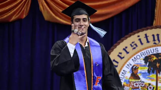 University of Florida commencement ceremony on Sunday, May 4, 2025 at the Stephen C. O'Connell Center in Gainesville, Fla. / UAA Communications photo by Trenton Bardi