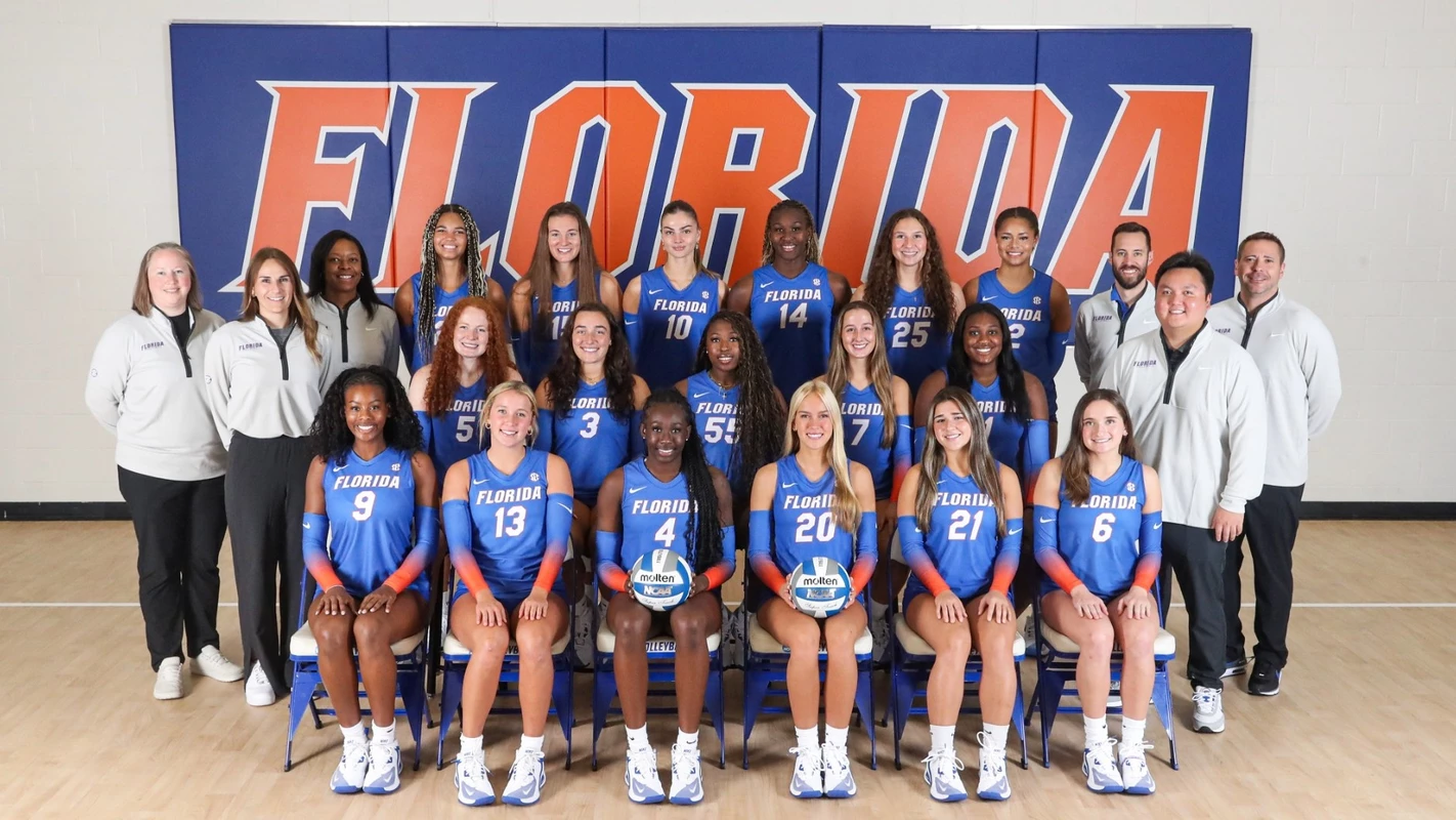 2025 Florida Volleyball Team Photo