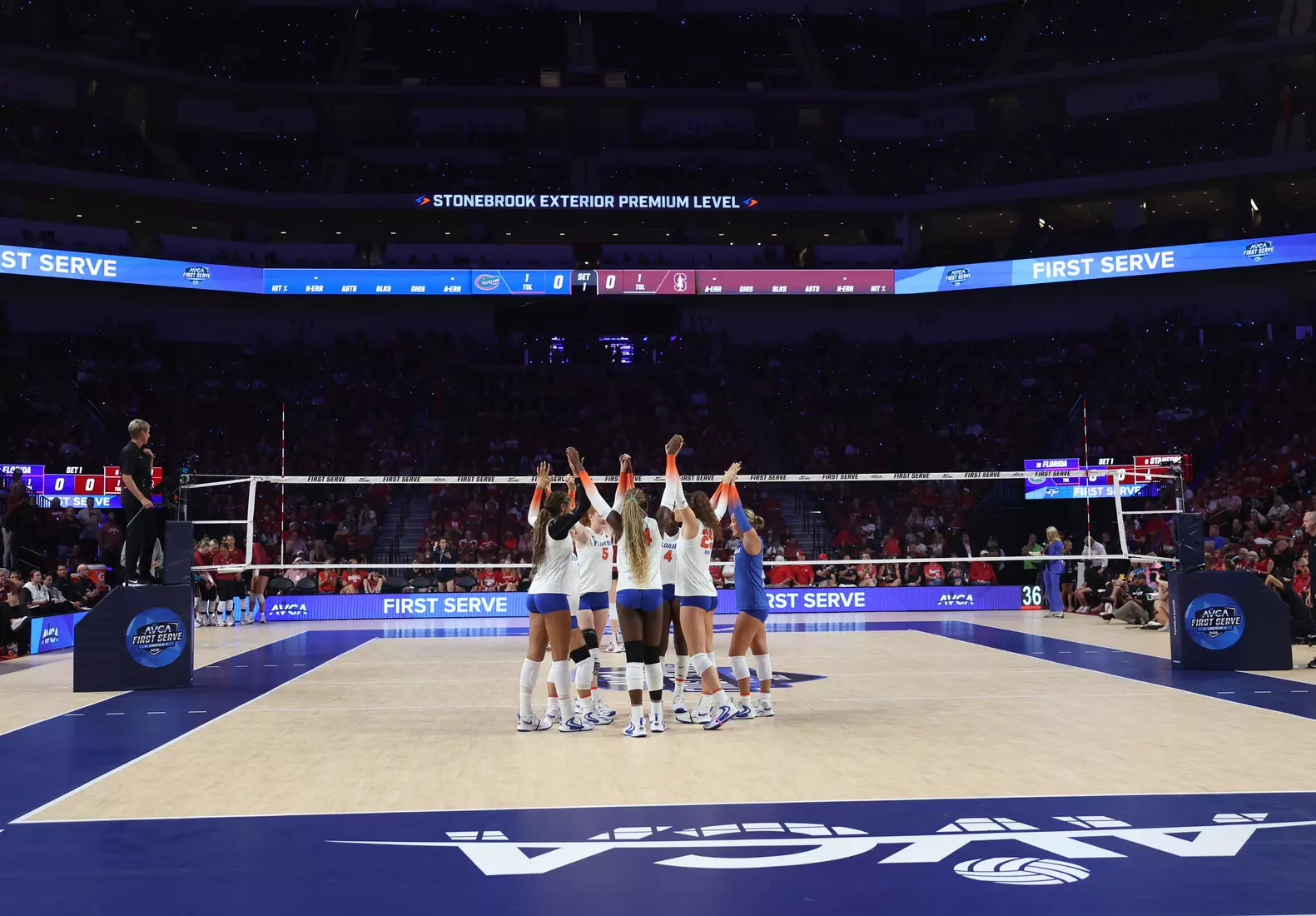 Gators vs Cardinal (AVCA First Serve)