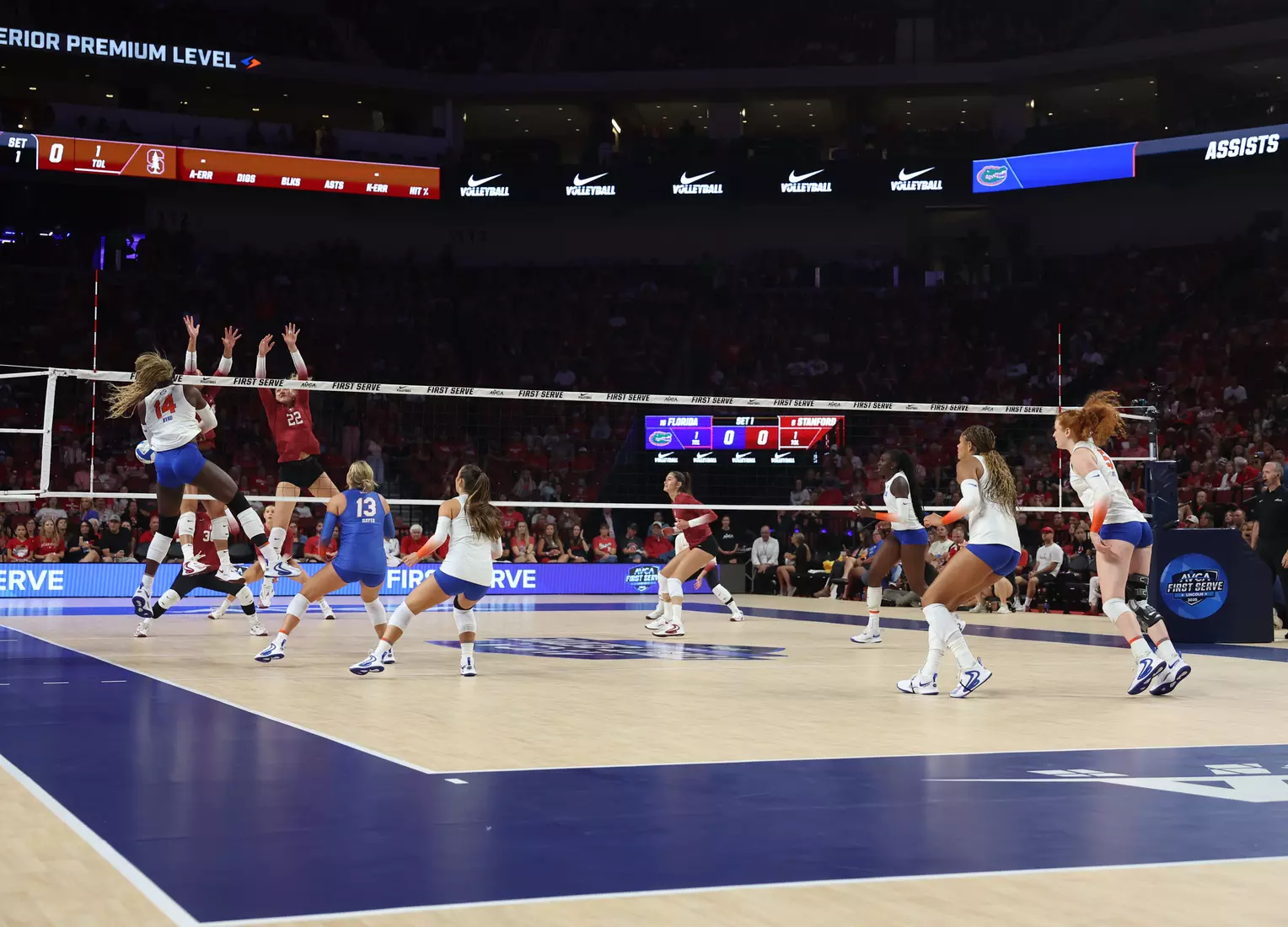 Gators vs Cardinal (AVCA First Serve)