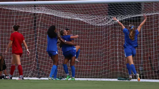 Ryleigh Acosta celebrates goal versus Florida Atlantic 250803