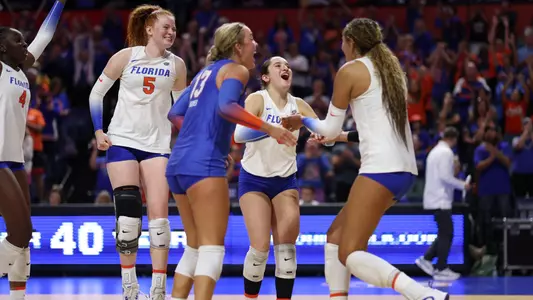 Florida during Sept. 14 match vs. Baylor inside the O'Dome