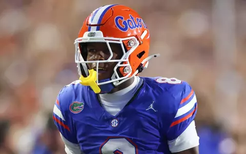 during the Gators' game against the LIU Sharks on Saturday, August 30, 2025 at Ben Hill Griffin Stadium in Gainesville, Fla. / UAA Communications photo by Maddie Washburn