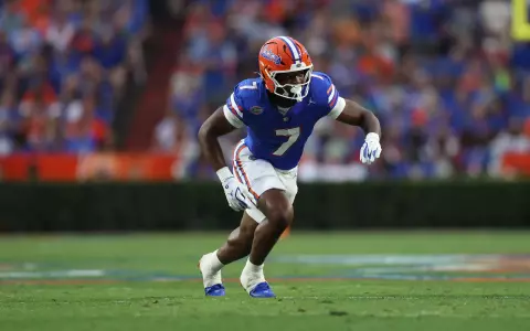 during the Gators' game against the LIU Sharks on Saturday, August 30, 2025 at Ben Hill Griffin Stadium in Gainesville, Fla. / UAA Communications photo by Jordan Perez