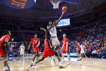 during the Gators' game against the Georgia Bulldogs on Tuesday, January 6, 2026 at Exactech Arena at the Stephen C. O'Connell Center in Gainesville, FL / UAA Communications photo by Hannah White