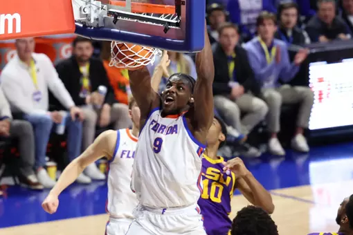 Rueben Chinyelu Dunks vs. LSU