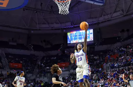 Liv McGill converts on the driving layup against No. 3 South Carolina
