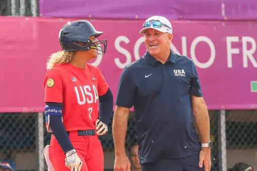 Tim Walton Maya Brady USA Softball