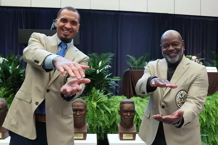 Maurkice Pouncey and Emmitt Smith