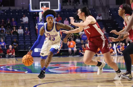Liv McGill driving against Alabama