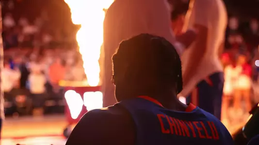 during the Gators' game against the South Carolina Gamecocks on Wednesday, January 28, 2026 at Colonial Life Arena in Columbia, S.C. / UAA Communications photo by Maddie Washburn