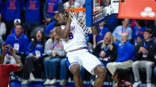 during the Gators' game against the Alabama Crimson Tide on Sunday, February 1, 2026 at Exactech Arena at the Stephen C. O'Connell Center in Gainesville, FL / UAA Communications photo by Hannah White