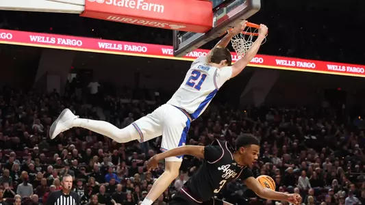 during the Gators' game against the Aggies on Saturday, February 7, 2026 at the Reed Arena in College Station, Texas / UAA Communications photo by Victoria Riccobono
