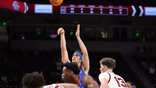 during the Gators' game against the South Carolina Gamecocks on Wednesday, January 28, 2026 at Colonial Life Arena in Columbia, S.C. / UAA Communications photo by Maddie Washburn