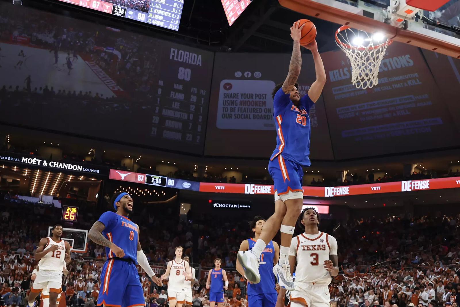 UF Runs Away from Texas Late for 8th Straight