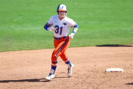 Kenleigh Cahalan during the Gators' game against Middle Tennessee State on Sunday, February 22, 2026 at Katie Seashole Pressly Softball Stadium in Gainesville, FL / UAA Communications photo by Hannah White