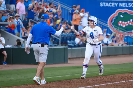 during the Gators' game against the Missouri Tigers on Saturday, March 7, 2026 at Katie Seashole Pressly Softball Stadium in Gainesville, FL / UAA Communications photo by Hannah White