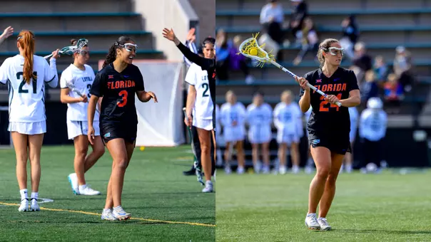 Autumn Blair and Gabbi Koury Against Loyola