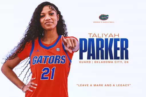 Welcome graphic for Women's Basketball transfer Taliyah Parker