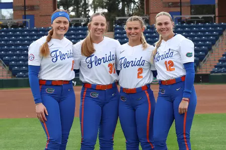 Jocelyn Erickson, Kenleigh Cahalan, Kendall Grover and Giulia Desiderio.