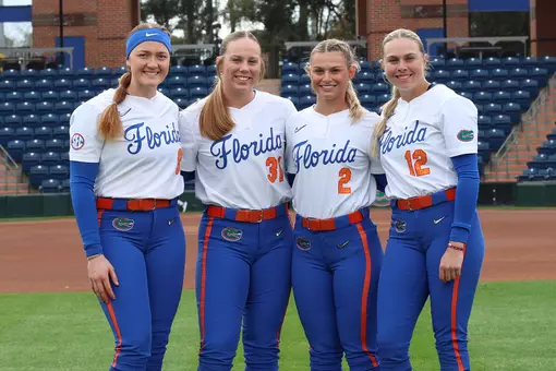 Jocelyn Erickson, Kenleigh Cahalan, Kendall Grover and Giulia Desiderio.