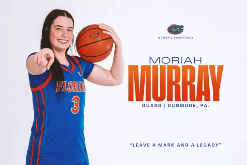 Welcome graphic for women's basketball recruit Moriah Murray