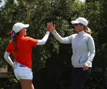 Florida Gators women's golf SEC Championship in the first round of match play against on Monday, April 20, 2026 at the Pelican Golf Course in Gainesville, FL / UAA Communications photo by Maddie Washburn