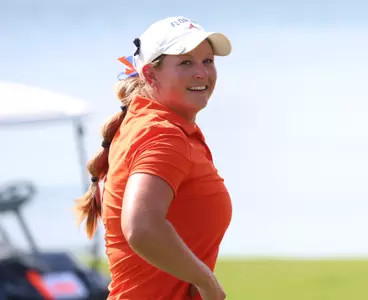 Florida Gators women's golf SEC Championship in the semifinals of match play against on Monday, April 20, 2026 at the Pelican Golf Course in Gainesville, FL / UAA Communications photo by Maddie Washburn