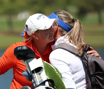 Florida Gators women's golf SEC Championship in the first round of match play against on Monday, April 20, 2026 at the Pelican Golf Course in Gainesville, FL / UAA Communications photo by Maddie Washburn