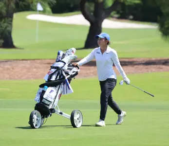 Florida Gators women's golf in the first round of SEC Championships on Friday, April 17, 2026 at the Pelican Golf Course in Gainesville, FL / UAA Communications photo by Maddie Washburn