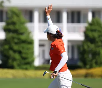 Florida Gators women's golf SEC Championship in the first round of match play against on Monday, April 20, 2026 at the Pelican Golf Course in Gainesville, FL / UAA Communications photo by Maddie Washburn